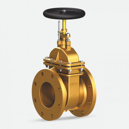 Schuifafsluiter - Brons niet stijgende spindel-type F4 met indicator Type 301GC