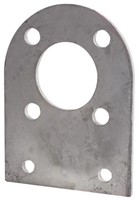 Durapipe Support plate galvanized steel for ball valve.