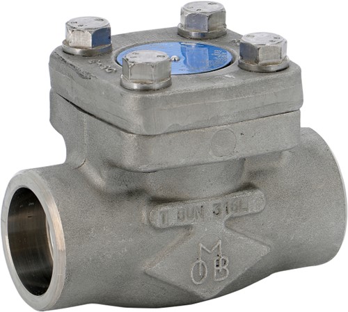 Stainless steel F316 ball check valve 358 TRIM 10 800 lbs SW 1/2''