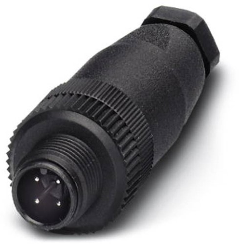 Connector recht M12 stift-4P, 1681088 Ebora