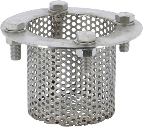Stainless steel strainer basket 376 PN10/16 DN50