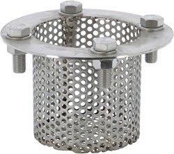 Stainless steel strainer basket 376 PN10/16 DN200