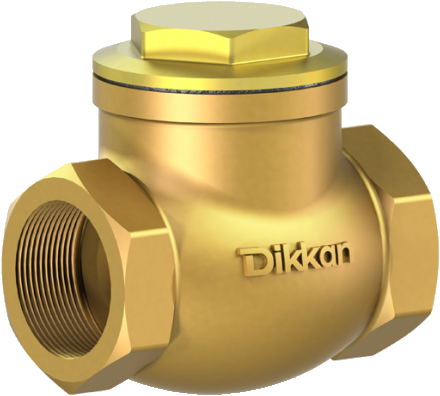 Terugslagklep - lifttype - RG5 Brons - Recht Type 483GG