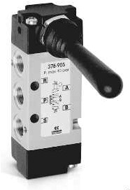 Camozzi Hand bediend ventiel, 378-900