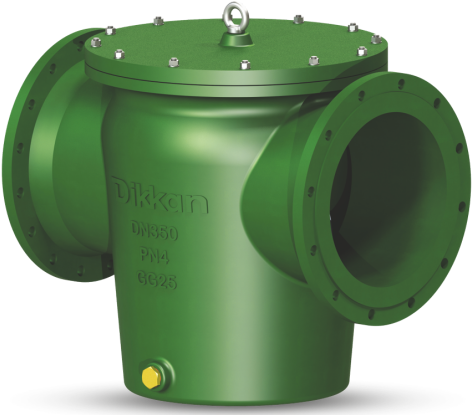 Jonas MUD BOX Cast Iron /SS DN500 Straight (BASKET STRAINER) with Fixed Studs & Nuts, 851BB500