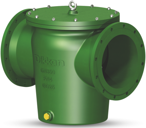 Jonas MUD BOX Cast Iron /SS DN600 Straight (BASKET STRAINER) with Fixed Studs & Nuts, 851BB600