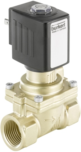 Burkert Servogestuurd magneetventiel 2/2-weg met membraanl - Type 6281 