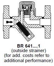 ARI-Armaturen membrane capsule steam trap CONA M, Fig. 45.612, DN 15-25, PN40, 1.0460