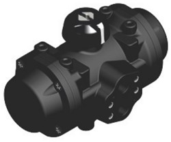 Polyamide Pneumatische dubbel- werkende actuator F05-vkt.14, PP00 Ebora