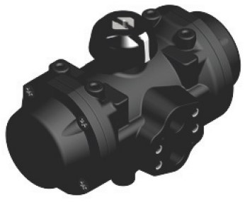 Ebora Polyamide Pneumatic double-acting actuator F05-vkt.14, PP00