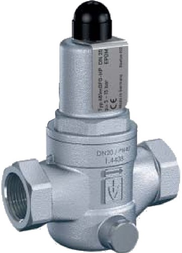 Goetze Armaturen Edelstahl Druckreduzierventil, 481-mGFO-HP-20-f/f-2020-EPDM-Ebora