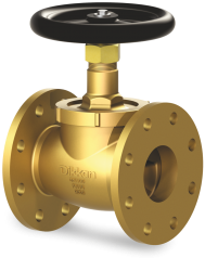 Klepafsluiter brons met losse klep SDNR type