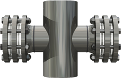 Inline sight glass with double glazing type 531D