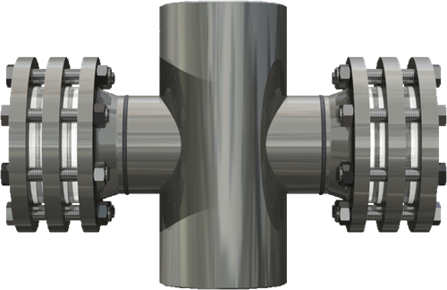 Doorstroom kijkglas met dubbele beglazing type 531D