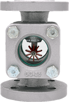 Durchfluss Schauglas Typ 550-R mit Anzeigerotor