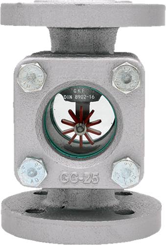 Durchfluss Schauglas Typ 550-R mit Anzeigerotor