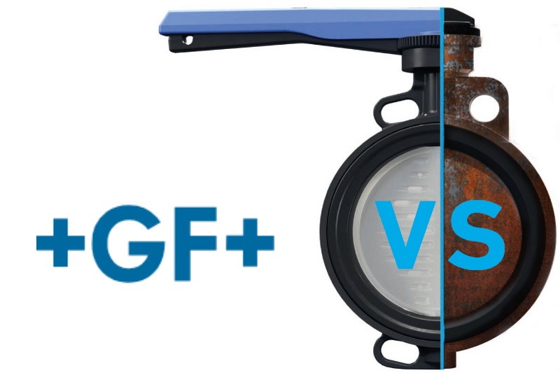 Georg Fischer kunststof vlinderklep 565