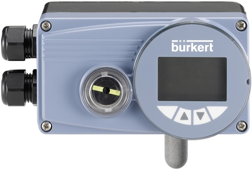 Burkert Digitale elektropneumatische klepstandsteller Side Control - Type 8792-3