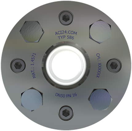 Safety Inline sight glass with double glazing Type 586