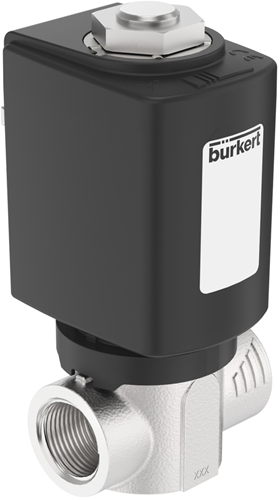 Burkert Type 6240, Art. 323477 Servo-gestuurde zuigerklep 2/2 - A - normaal gesloten - inlaatpoort 1 (P/NC) 