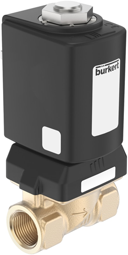 Burkert Type 6027, Art. 307782 Direct acting plunger valve 2/2 - A - normally closed - inlet port 1 (P/NC) 