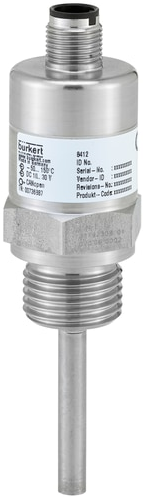 Burkert Type 8412, Art. 574640 RTD temperature sensor with CANopen interfaceTemperature