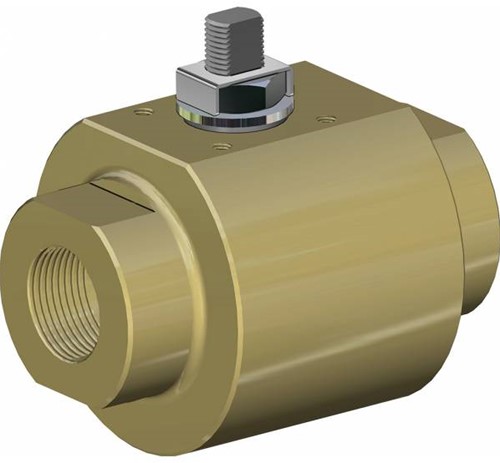 RVS316 kogelkraan 1, DN25, NBR, PN400 handbediend met hendel, 35LHA4AABAB06 Ebora