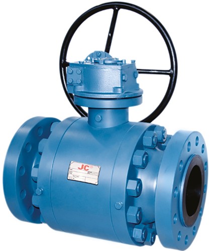 6015AICG carbon steel trunnion ball valve RF ANSI150 3''