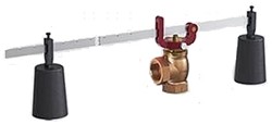 Goetze Armaturen gunmetal overflow valve, 612-sGFL-25-f/f-2525-*-**