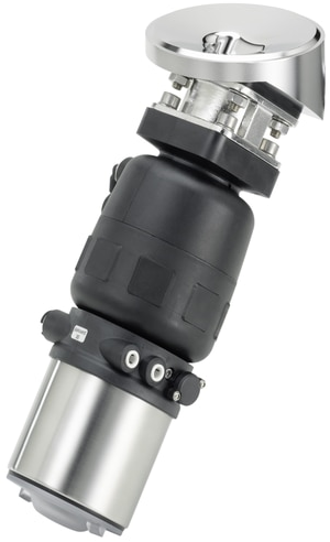 Burkert Tankbodem membraanafsluiter met pneumatische kunststof aandrijving (type CLASSIC) - Type 2033-3