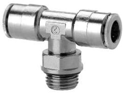 Camozzi T-insteek inschroef zwenkbaar O-ring, 6432 3-M3