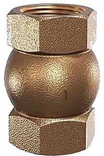 Goetze Armaturen Rotguss Rückschlagventil, 646-40