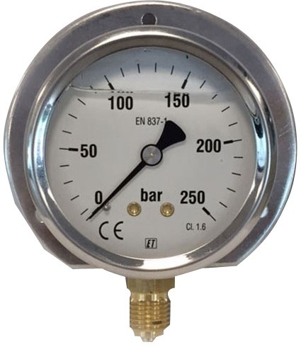 MANOMETER 7212 63MM 0-25 Paneelmontage, klasse 1,6, 257025 Ebora
