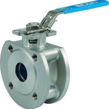 Uitverkoop Ebora Compact Kogelkraan DN50 RVS 1.4301/PTFE PN40, Fig 7383 Fire safe DN50