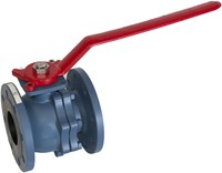 Carbon steel ball valve 756 2 piece body RF ANSI150 HT 3''