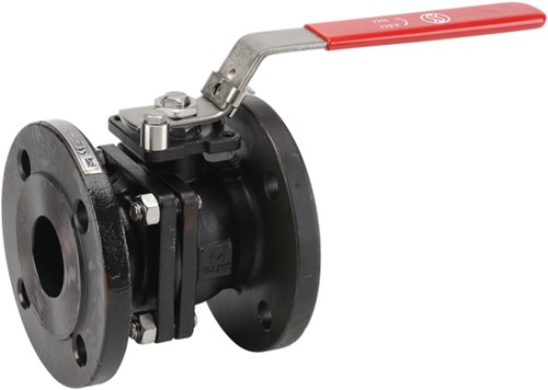 Carbon steel ball valve 762 2 piece body RF PN16 DN32