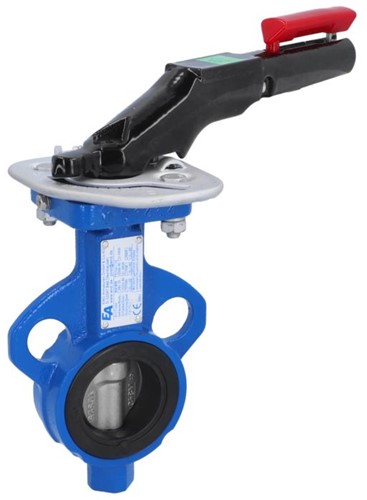 Butterfly valve DN50, PN10 / 16, length EN558-20 Cast iron / NBR / stainless steel1.4408, ISO 5211,