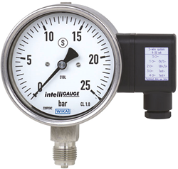 Wika PGT23.100...LM-D-30 25 bar G1/2B lower mount, 12798089