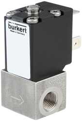 Burkert Type 2861, Art. 265373 Direct werkende basis proportionele magneetklep 2/2 - A - normaal gesloten - inlaatpoort 1 (P/NC)