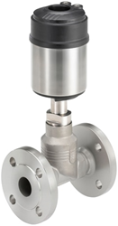 Burkert Pneumatisch bediende 2-weg Globe-regelklep - Type 2301