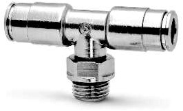 Camozzi T-insteek draaibaar O-ring Dual Seal, 8432 8-1/4