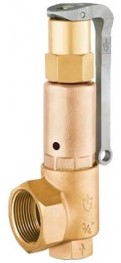 Goetze Armaturen Rotguss Sicherheitsventil, 851-bGL-15-f/f-1525-*-**-HP