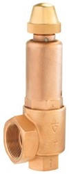 Räumungsverkauf Goetze Armaturen Bronze Sicherheitsventil, 851-sGK-25-NPT-m/f-2540-FKM-5bar-Ebora!