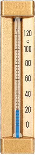 Glas thermometer industieel haaks groot model 200 mm, L=100 mm, 0..200 °C Ebora, 823250