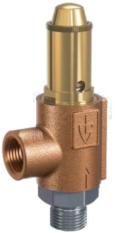 Goetze Armaturen gunmetal safety valve, 861-sGK-8-m/f-815-*-**