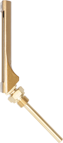 Glas thermometer industieel 135 graden groot model 200 mm, L=63 mm, 0..120 °C Ebora, 832230