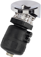 Burkert Tankbodem membraanafsluiter met pneumatische kunststof aandrijving (type CLASSIC) - Type 2033