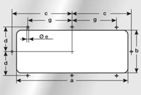 MurrPlastik RVS/EPDM kabeldoorvoerplaat met 158 kabeldoorvoeren voor Rittal wartelplaat 4, 87663951 cablequick ® KDP 149/158, V4A, FDA-3