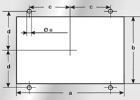 MurrPlastik RVS/EPDM Kabeldurchführungsplatte mit 40 Kabeldurchführungen 145 x 100 mm, 87663956 cablequick ® KDP 100/40, V4A FDA-3