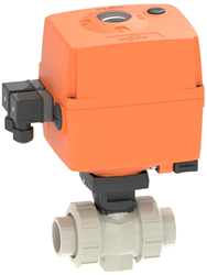 Georg Fischer Kogelkraan 180 PP-H/FKM d20DN15, Lasmof Spanning: 100-230V, 199180013